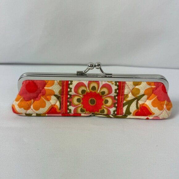Vera Bradley Accessories - Vera Bradley Folkloric Slim Glasses Case Kisslock Boho Floral Retired Pattern